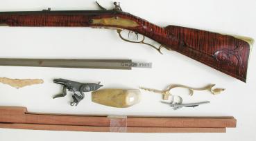 Preview: Bausatz lange Jägerbüchse .50, Nußbaumschaft M3 fancy